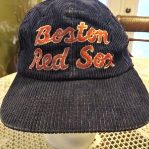 Old corduroy Navy Boston Red Sox